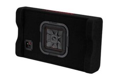 KICKER 49L7TDF82 8" Inch Down Firing Loaded Car Sub Enclosure 2 Ohm 300w RMS