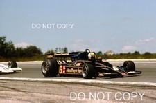 GUNNAR NILSSON LOTUS 78 #6 FRENCH GP 1977 35MM SLIDE PHOTOGRAPH DIJON PRENOIS