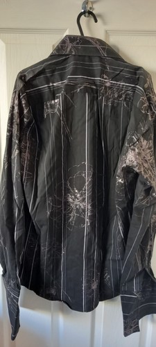 Mens black stripe shirt size - black,