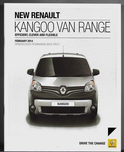 Renault kangoo van - kangoo, 2014
