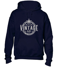 AGED TO PERFECTION 60 YEARS 60TH BIRTHDAY HOODY HOODIE FUNNY JOKE GIFT IDEA TOP