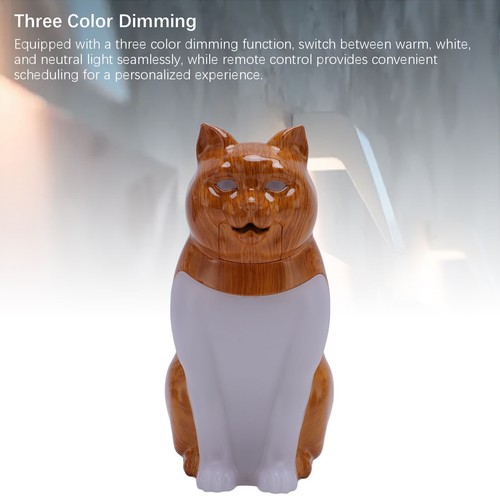 Cat table lamp - lamp, color