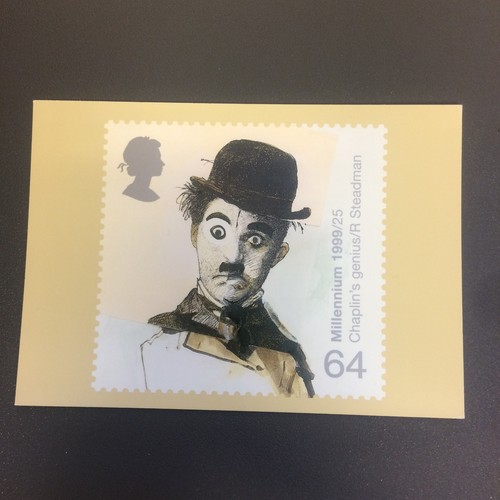 Charlie chaplin postcard royal - postcard,
