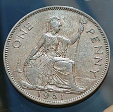 1951 Penny. George VI