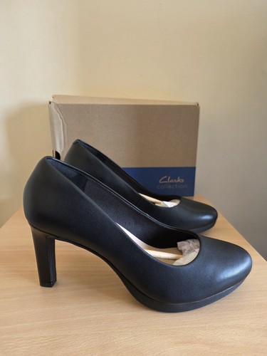 Clarks ambyr joy black leather - ambyr,