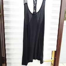 Primark Atmosphere Womens  Vest Black Breathable Top Size M