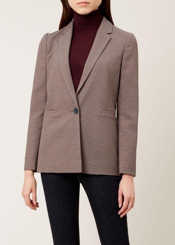 Hobbs anna jacket burgundy - jacket,