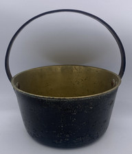 Heavy Antique Brass Jam Pan