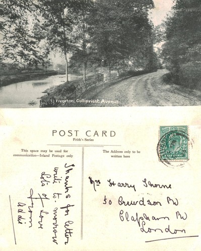 Vintage postcard tiverton - postcard,