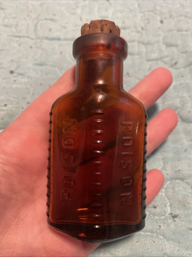 Old embossed amber - amber, poison