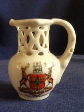 Crested China.  Notingham.  Puzzle Jug.  (GAB)