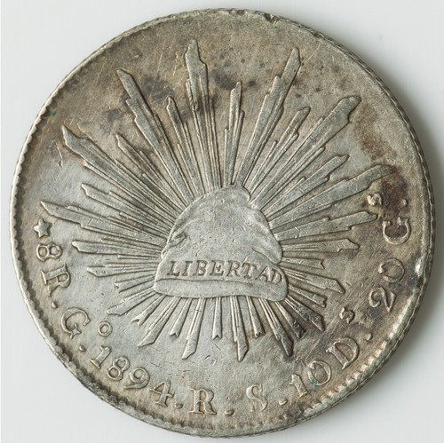 Mexico 1894 reales au - 8,