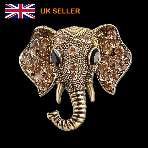 Rhinestone elephant head - elephant,