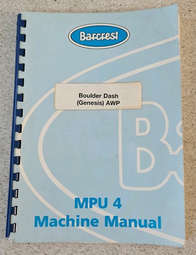 Barcrest mpu4 boulder - barcrest,