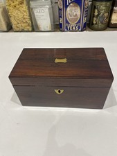 Georgian Tea Caddy Nice Size As Found.. Split On Lid Nice Condition Otherwise