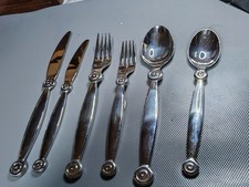 RARE Nova Boda Birka 6 Piece Place Setting Flatware discontinued
