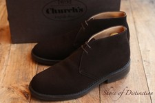 Church's Brown Suede Leather