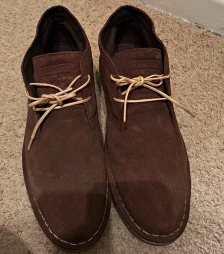 Kangol men brown - brown, suede