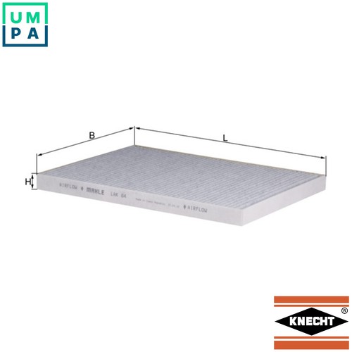 Filter cabin air lak for - air, 64