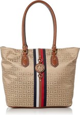 Tommy Hilfiger Travel Tote Bag for Women Jaden, Tommy Cognac