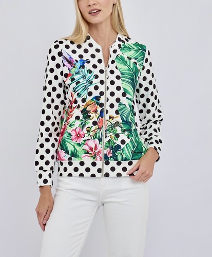 Jersey jacket bomber - jersey, size