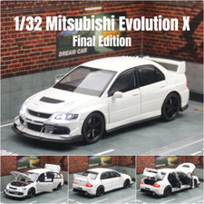 1/32 Mitsubishi Lancer EVO Final Edition JDM Racing Toy Car Model Diecast Metal 