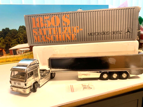 NZG.1:48.CHROME.LORRY.MERCEDES