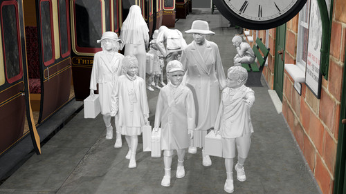 Wwii the blitz evacuees - blitz,