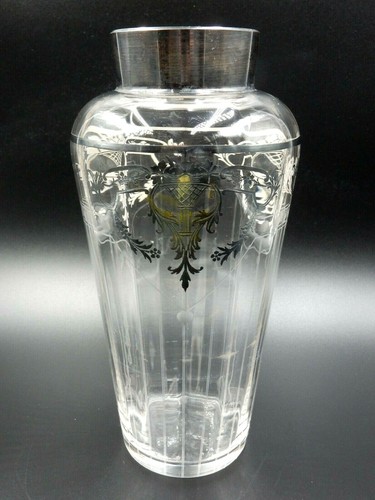 Vintage etched glass - vintage, chrome