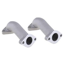 2x Carb Carburetor Intake Manifold For 110cc 125cc Dirt Pit Bike Kart 0.86''