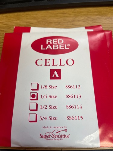 Red label cello 4 size - red,