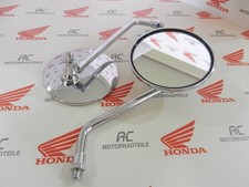 Honda XL 350 1x Rearview Mirror Handlebar Mirror Chrome New M10