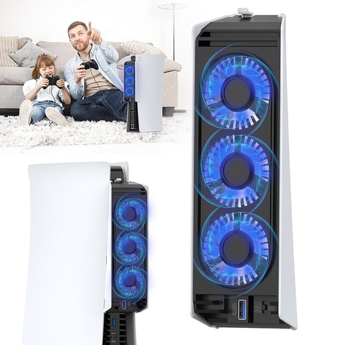 Qychhj cooling fan - for, ps5