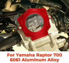Red Metal Camshaft Cover Clear