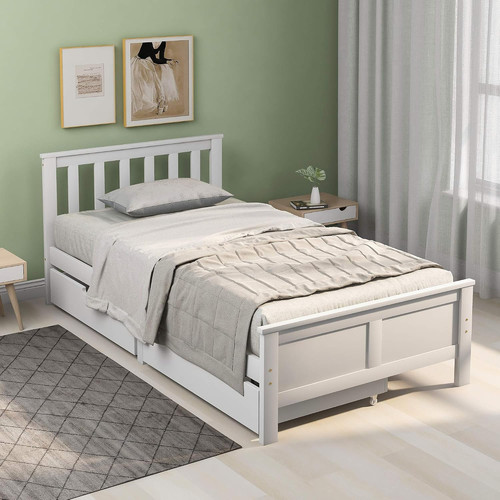 Single bed frame sale wooden - single,