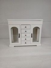 White Jewelry Box Cabinet With