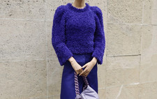 BNWT Stella McCartney Teddy Jumper Furry Textured Knit Jumper size 42 UK 8-10