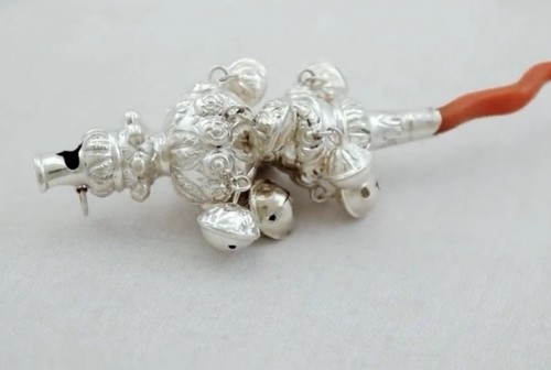 Sterling silver coral - silver,,