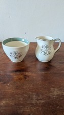 Staffordshire, Creamer & Bowl