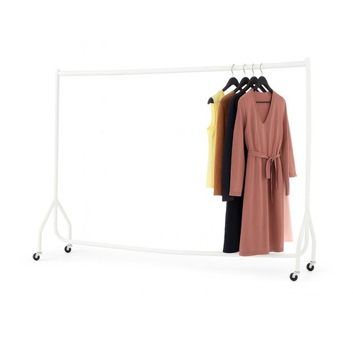 Heavy duty white clothes - duty, rail