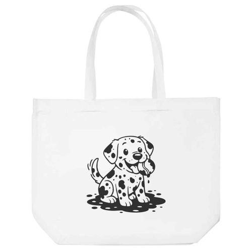 Muddy labrador puppy tote - 'muddy,