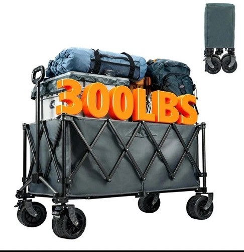 300l folding trolley wheels - folding,