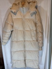 Zara Extra Long Puffer Beige