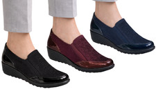 Women cushion walk wedge - women's,