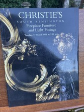 Christie’s Fireplace Furniture + Light Fittings Auction Catalogue 117 Lots VGC+