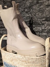 H&M calf-length boots in beige