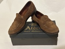 Alden Unlined LHS Snuff Suede Penny Loafer 6243F Size US 10 UK 9.5 EU 44 B/D