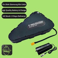 72v 20ah E bike Battery 60A BMS Samsung 50S (High Quality)