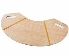 Wooden Oversized Gently Curved