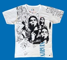 Vintage Ringspun x Nirvana Icon 'Kurt Cobain' Grunge Band T-Shirt - P2P: 20"